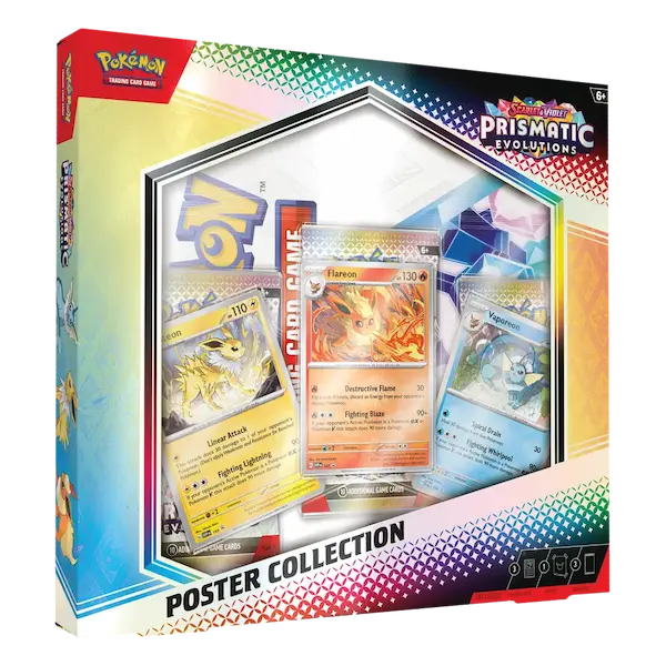 Pokmon TCG Prismatic Evolutions Poster Collection - SV8.5 | Card-Binder.com Pokmon TCG Prismatic Evolutions Poster Collection - SV8.5 | Card-Binder.com