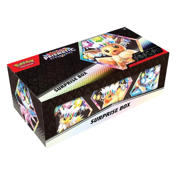 evolutions booster box amazon Pokémon Prismatic Evolutions Surprise Box - SV8.5