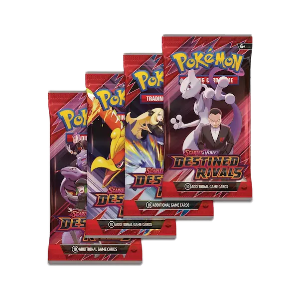 Pokémon Destined Rivals Booster Box featuring Scarlet & Violet booster packs, 36 packs for live-stream opening.
