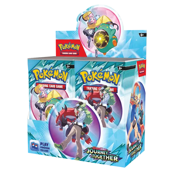 Journey Together Booster Box featuring Pokémon Scarlet & Violet SV09 with 36 booster packs for exciting gameplay.