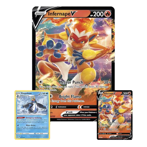 Pokemon Infernape V Kollektionsbox - Kampanjinnehåll