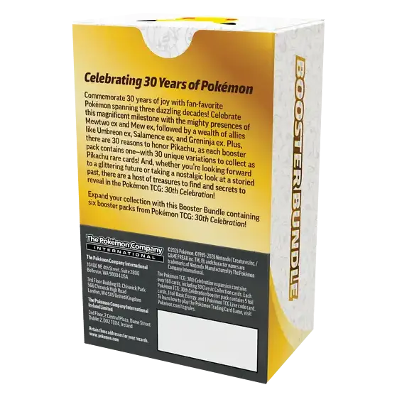30th Celebration Booster Bundle