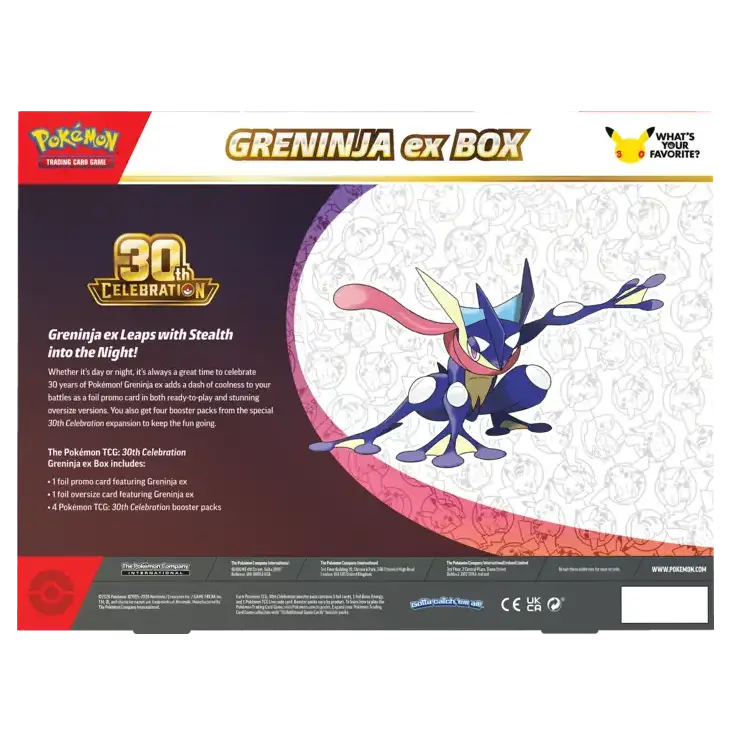 30th Celebration Greninja Collection