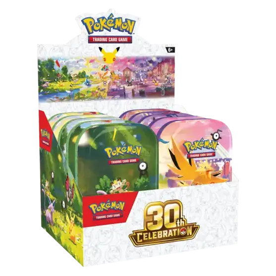 30th Celebration Mini Tin Display