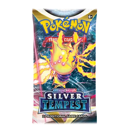 Pokemon Sword & Shield Silver Tempest Booster Pack Art 4