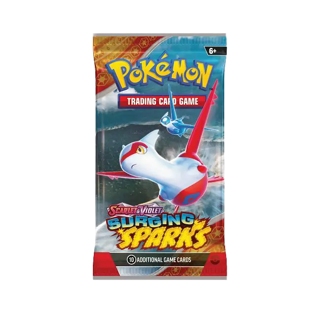 Pokemon Scarlet & Violet Surging Sparks Booster Pack Art 4