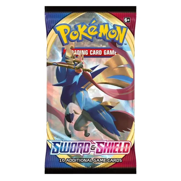 base set sword and shield booster box Pokémon TCG Sword & Shield Booster Pack (10 kaarten)
