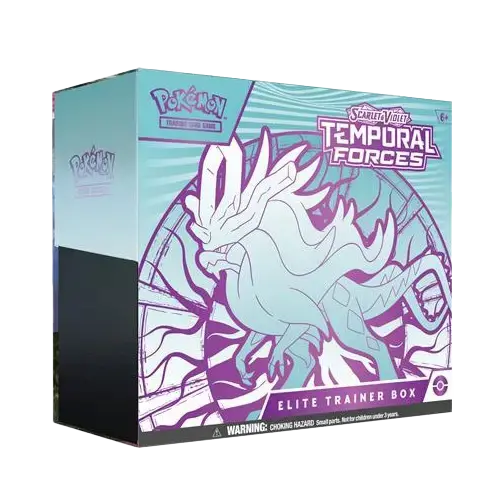 Pokémon SV05 Temporal Forces Elite Trainer Box featuring stunning Walking Wake design.