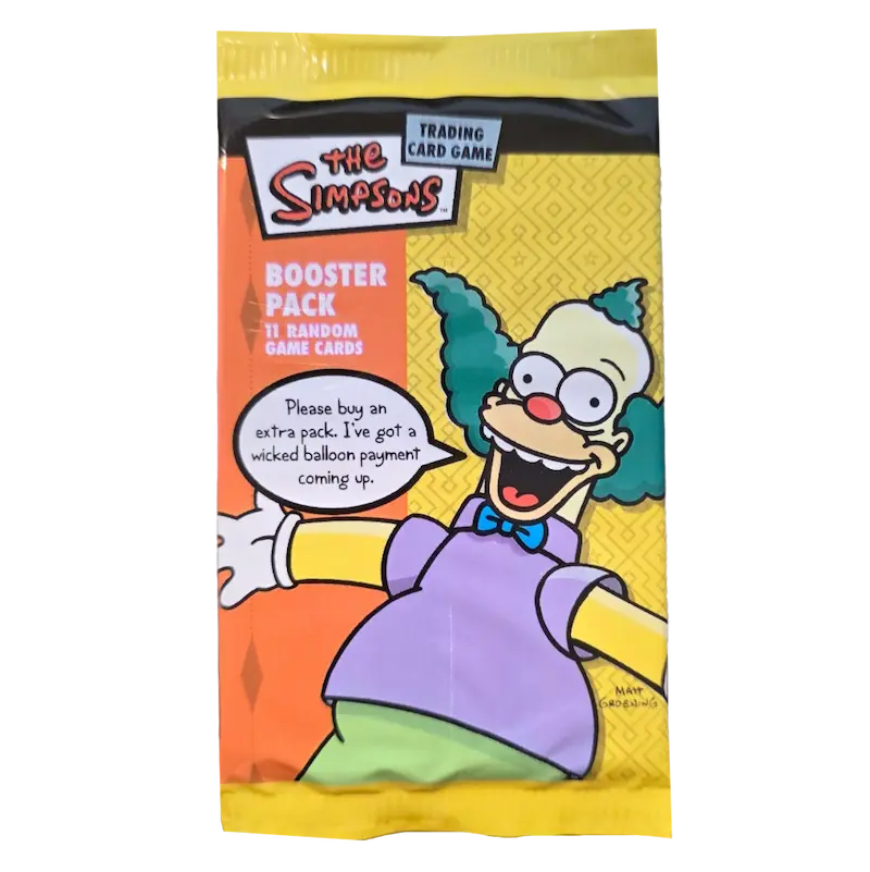 the simpsons booster box The Simpsons Booster Pack
