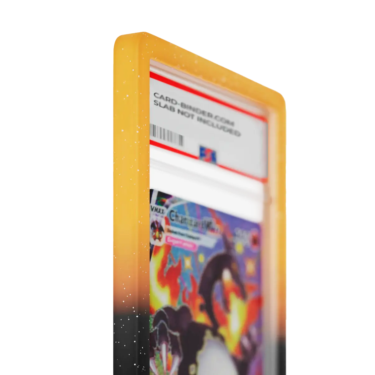 PSA Slab Guard - Twilight with orange and black gradient design for card protection.