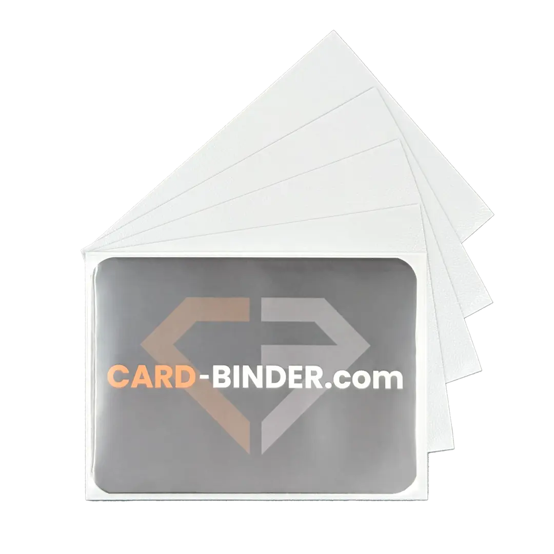 White Deck Sleeves (50) for standard size cards Card-Binder.com White Deck Sleeves (50) for standard size cards Card-Binder.com