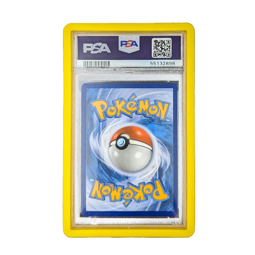 Graded card slab bumper in yellow color