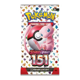 Pokémon 151 Booster Bundle pack featuring Mew, part of the Scarlet & Violet series with 10 additional game cards.