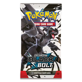 Pokémon Black Bolt Booster Pack, Scarlet & Violet set featuring unique cards, 10 additional game cards included.