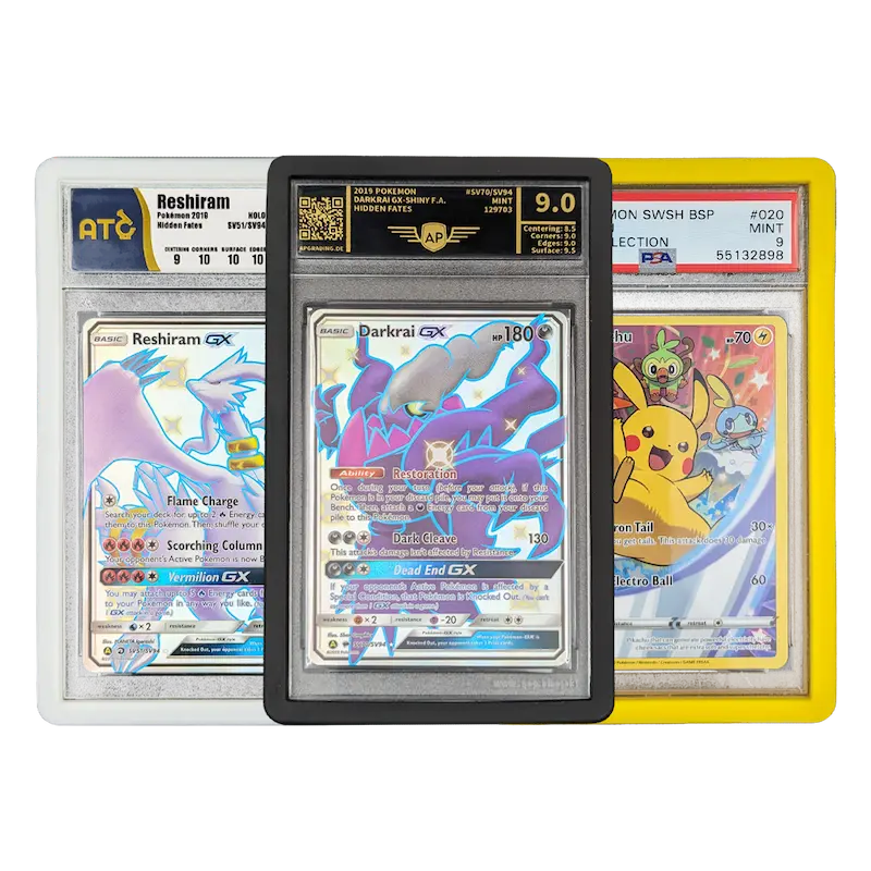 Graded card slab bumper collection - PSA, ATC and more