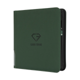 12-Pocket XL Card Binder Green showcasing a premium design for trading card storage.