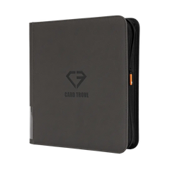 12 Pocket XL Card Binder in sleek design, perfect for protecting and organizing 720 trading cards, including sleeves.