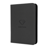 9 Pocket Card Binder gray for up to 360 standard trading cards with smooth zipper and durable design.