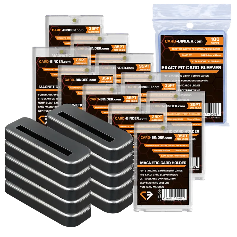 Magnetic Card Holders + Sleeves + Stands - 10 / 1 Magnetic Card Holders + Sleeves + Stands - 10 / 1
