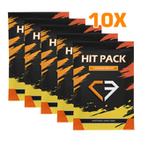 Pack de 10 Hit (diffusion en direct) comprenant quatre boosters à collectionner avec des hits garantis.