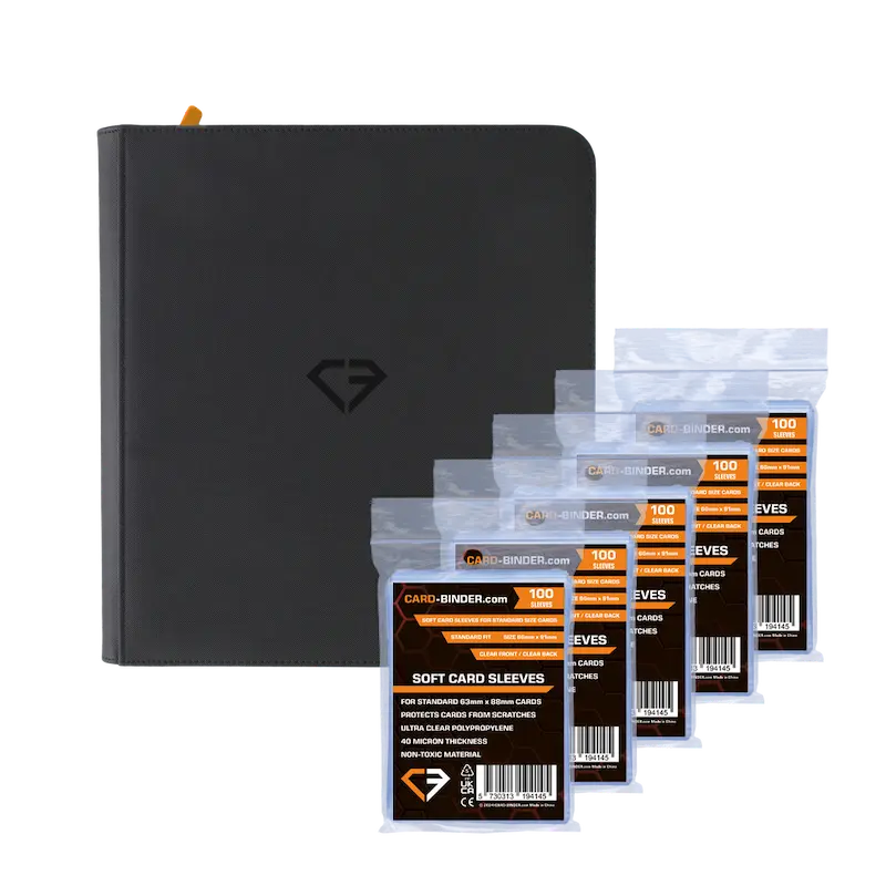 12-Pocket binder with sleeves bundle