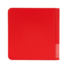 12-Pocket XL Card Binder Red for storing up to 720 standard trading cards in a durable and splash-resistant design.