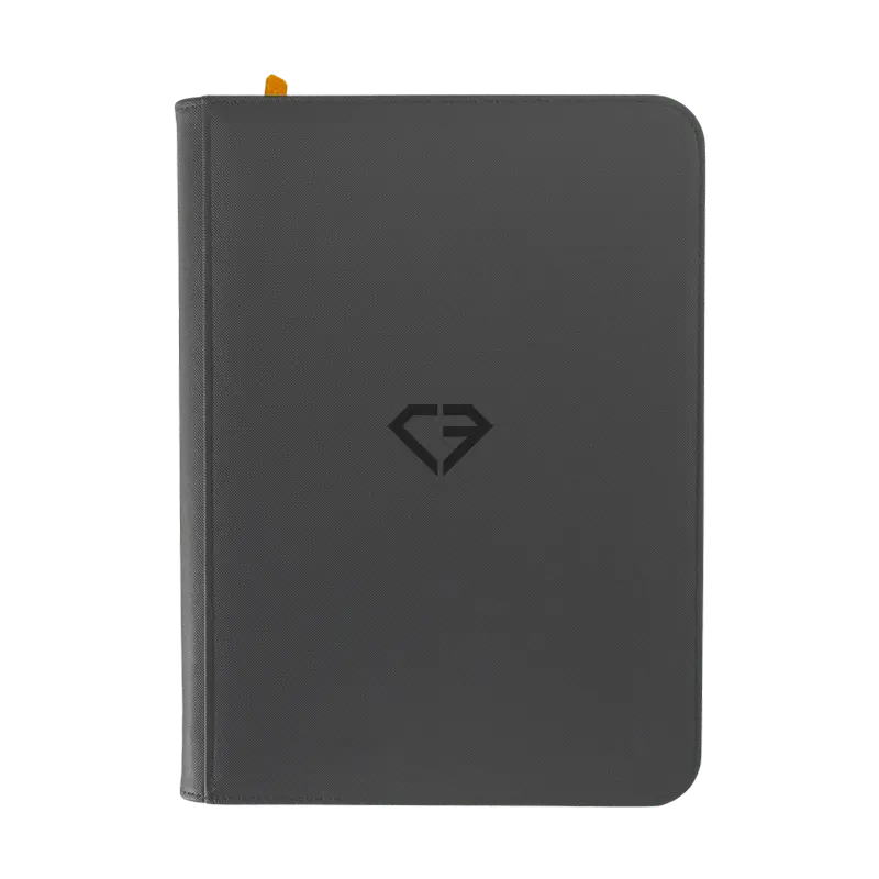 Front view of 9 pocket premium binder