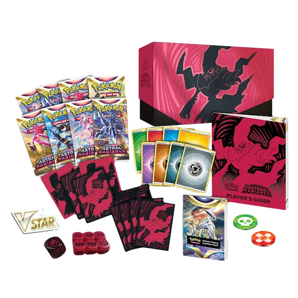 Contents of Pokemon Sword & Shield Astral Radiance Elite Trainer Box