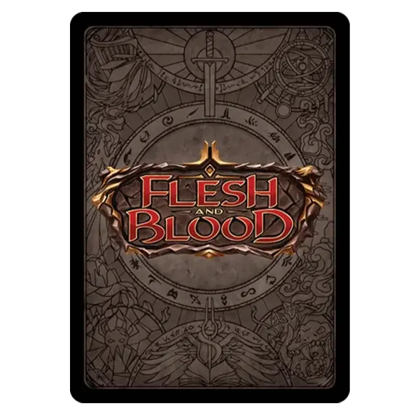 Back of Flesh and Blood card