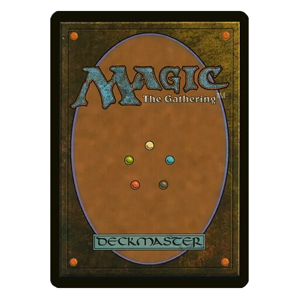 Back of Magic: the Gathering trading card