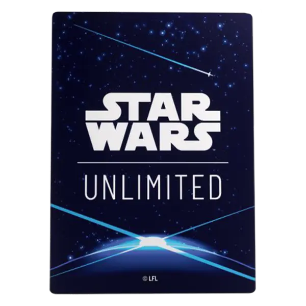 Back of Star Wars Unlimited trading card