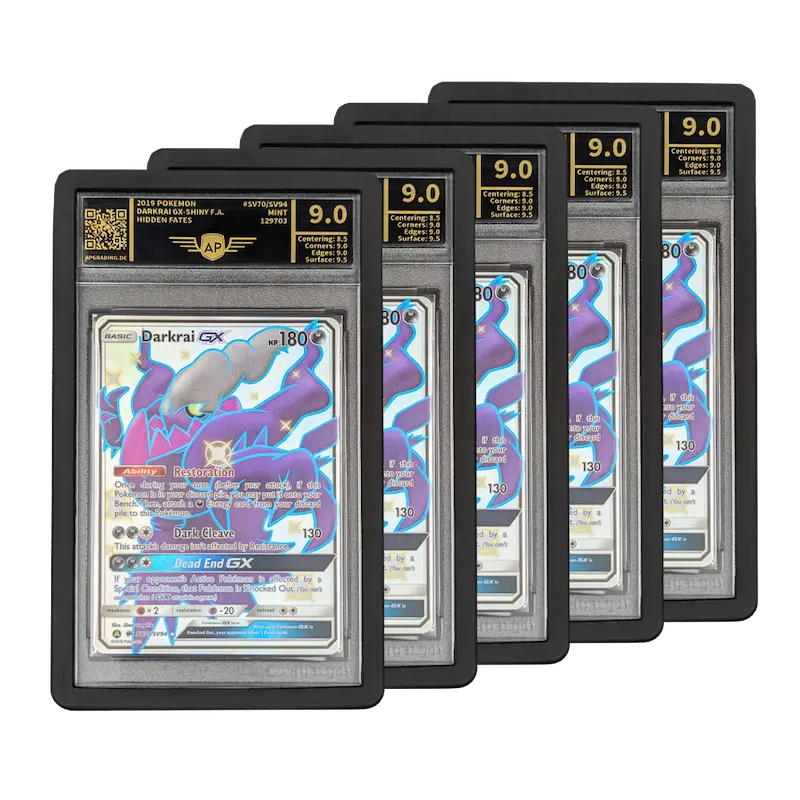 trading card slab binder PSA Slab Bumper - Black