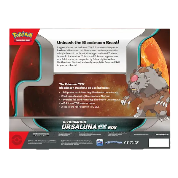 Bloodmoon Ursaluna EX Box Back Information