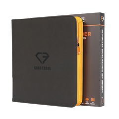 12-Pocket Card Binder - Trove Limited showcasing a sleek design for organizing 480 trading cards.