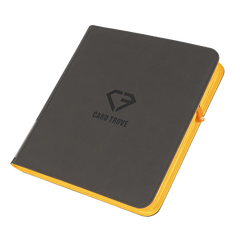 12-Pocket Card Binder - Trove Limited in black and yellow, designed for storing up to 480 trading cards.