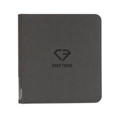 12-Pocket Card Binder - Trove Limited, premium binder for trading cards, sleek design, durable and splash resistant.