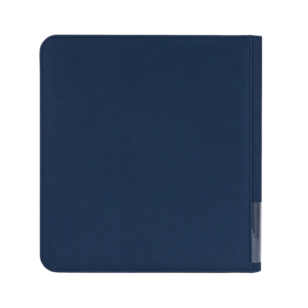 12-Pocket Card Binder Blue, sturdy and premium binder for 480 standard trading cards, impact resistant design.