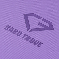 12-Pocket Card Binder Purple showing fine surface finish and embossed logo design.