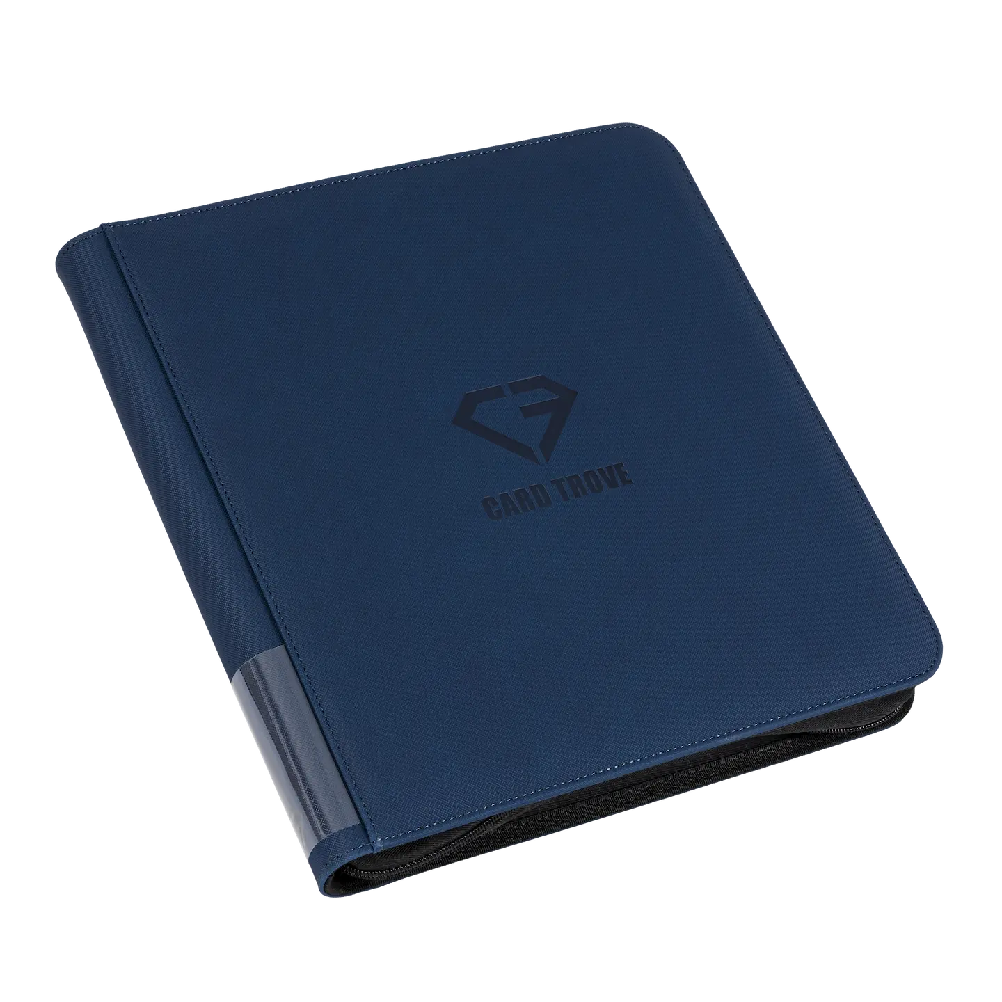 12-Pocket XL Card Binder Blue, premium binder for standard trading cards, stylish and sturdy design.