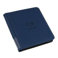 12-Pocket XL Card Binder Blue, premium binder for standard trading cards, stylish and sturdy design.