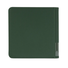 12-Pocket XL Card Binder Green shown in a sturdy and splash-resistant design for storing trading cards.