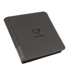 12 Pocket XL Card Binder in sleek black design for storing 720 standard trading cards securely.