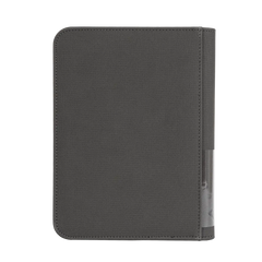 4-Pocket Card Binder Grey, a premium card binder designed for storing trading cards securely.