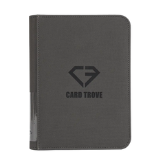 4-Pocket Card Binder Grey in premium quality with a splash and impact resistant design.