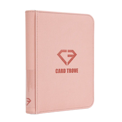 4-Pocket Card Binder Pink with sleek design and high-quality materials for card protection.