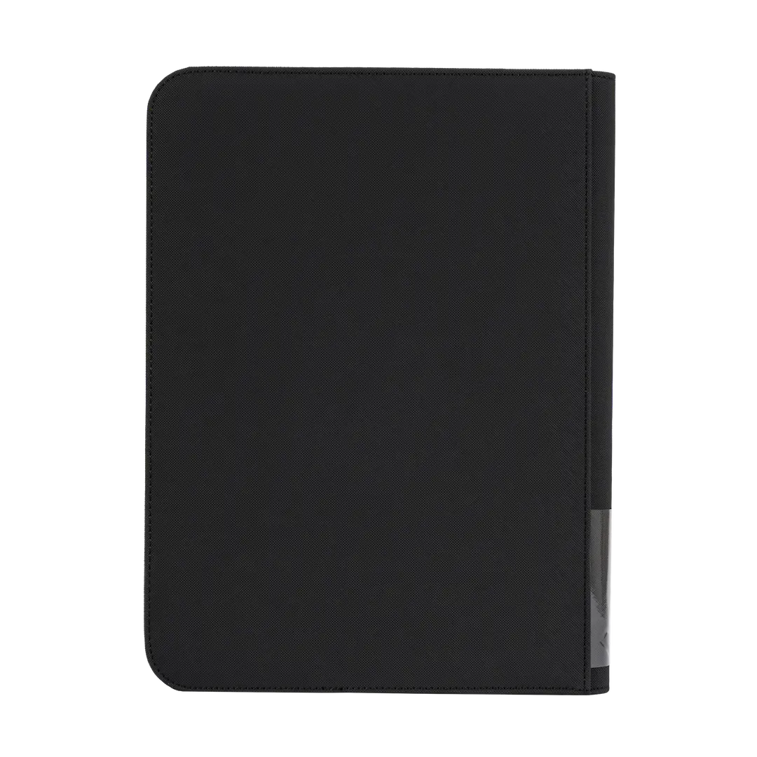 9-Pocket Card Binder Black for storing and organizing up to 360 trading cards securely.