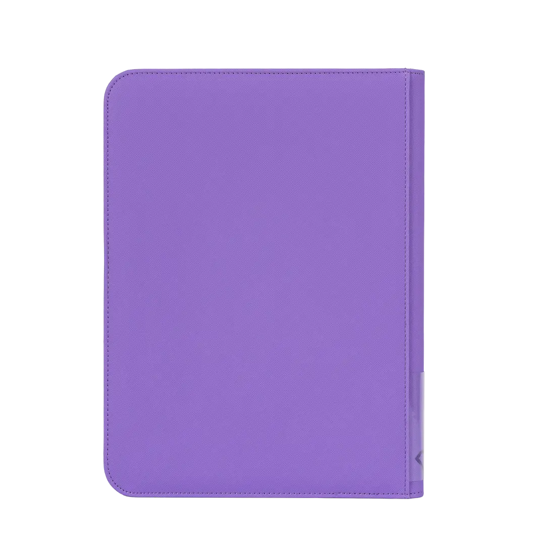 9-Pocket Card Binder Purple, premium purple binder designed for 360 standard trading cards.