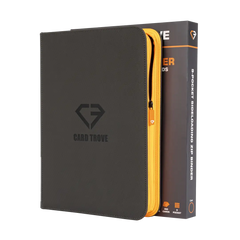 9-Pocket Card Binder - Trove Limited shown with premium zipper and storage for trading cards.