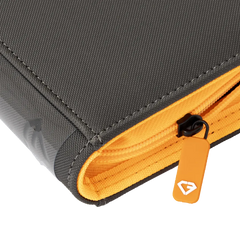 Close-up of the 9-Pocket Card Binder - Trove Limited showing the zipper and durable exterior.