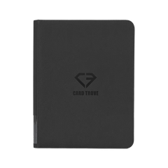 9 Pocket Toploader Card Binder in grey with CARD TROVE logo, designed for 252 standard toploaders.